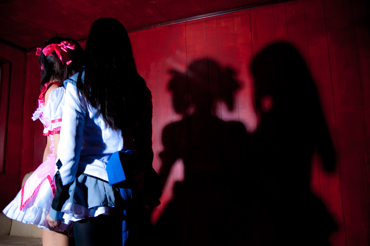 [Cosplay]   cos制服双姐妹